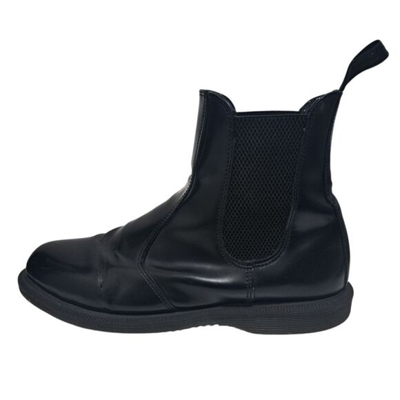 Dr. Martens Flora Smooth Chelsea Y2K Goth Boots Size 9 Black - Picture 6 of 16